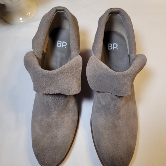 BP Foldover Ankle Booties - Grey Stone - Picture 4 of 9